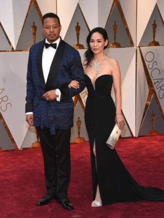 Les plus beaux couples des Oscars 2017 : Terrence Howard et Miranda Pak