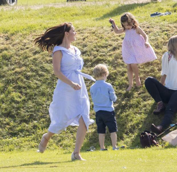 Kate Middleton, le prince George et la princesse Charlotte