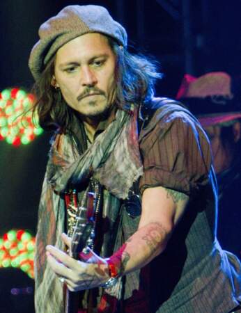 Johnny Depp en décembre 2012