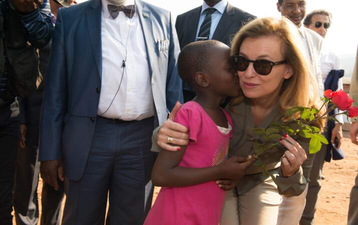 Valérie Trierweiler en visite humanitaire au Congo et au Burundi