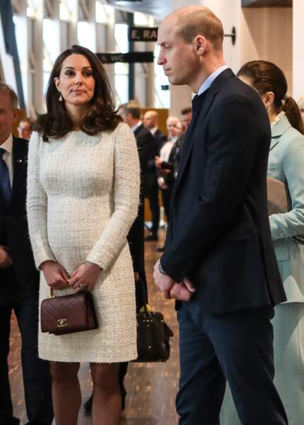 Kate Middleton et le prince William en visite en Suède, le 31 janvier