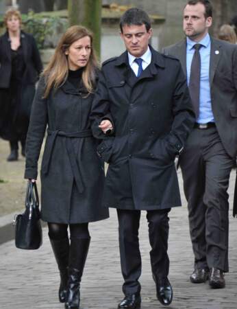 Manuel Valls et son épouse Anne Gravoin