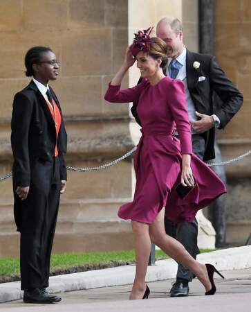 Kate Middleton et le prince William au mariage de la princesse Eugenie et Jack Brooksbank