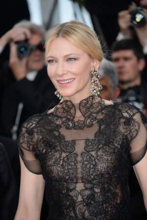 71ème Festival de Cannes en 2018 : Cate Blanchett en robe Giorgio Armani Privé