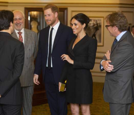 Meghan Markle et le prince Harry assistent à la comédie musicale Hamilton, Londres