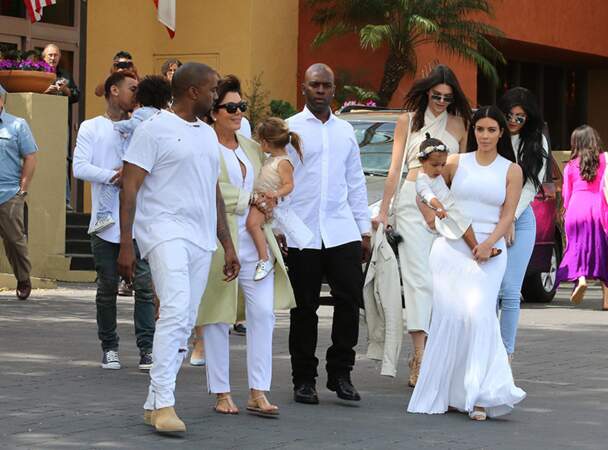 Kanye West et la famille Kardashian