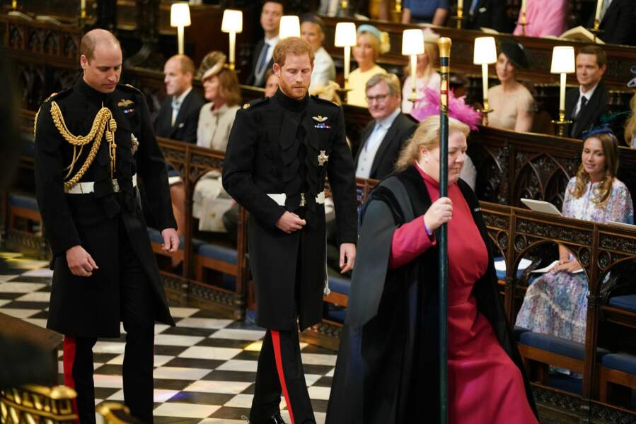 Royal wedding : l'arrivée des princes William et Harry 