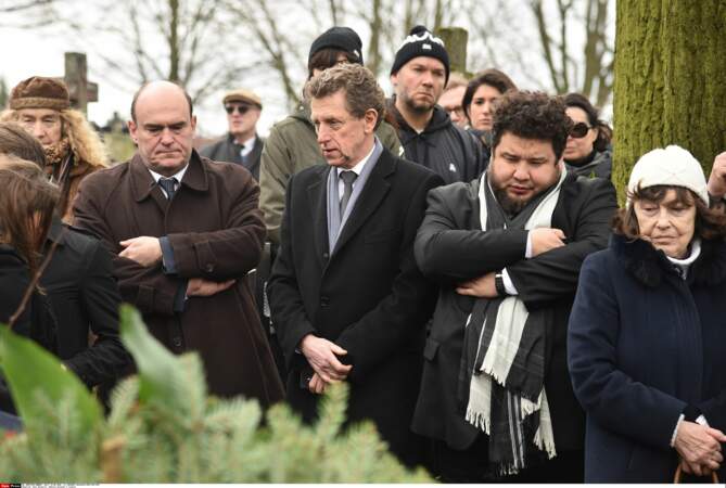 Au centre, l'ambassadeur de France en Pologne, Pierre Buhler, venu rendre hommage à Andrzej Zulawski