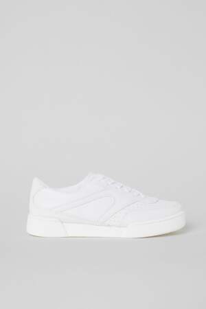 Baskets blanches, H&M, 29,99€