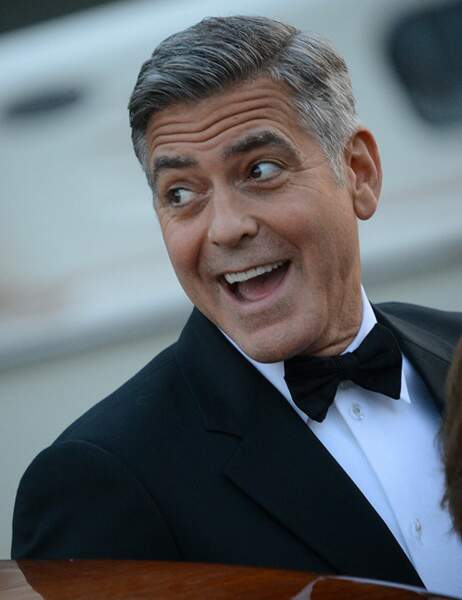 George Clooney, le futur marié. What else ?