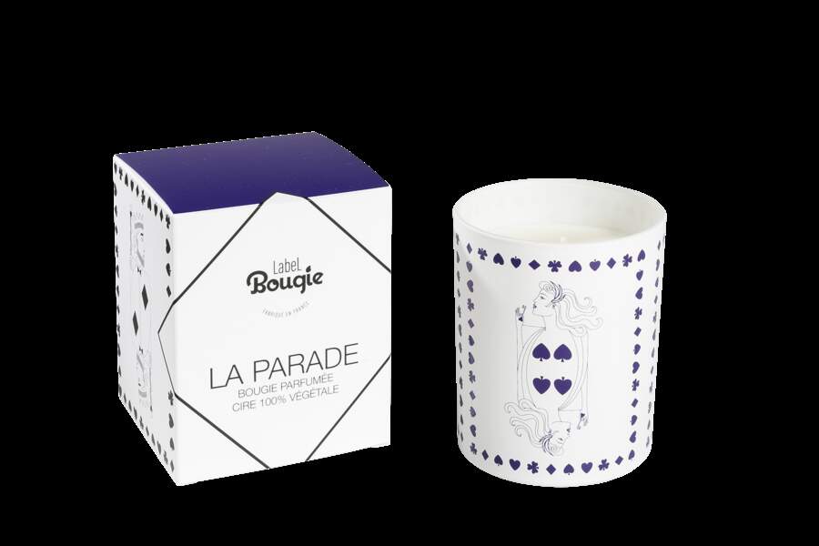Notre sélection de cadeaux pour femme : Bougie La Parade, Label Bougie, 35 euros