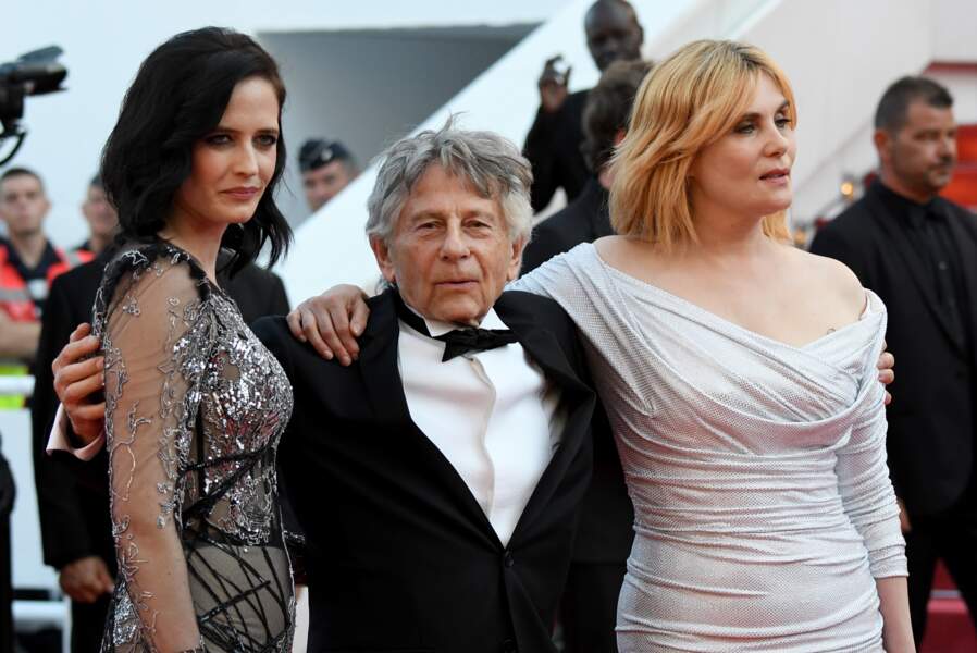 Roman Polanski, Eva Green et Emmanuelle Seigner