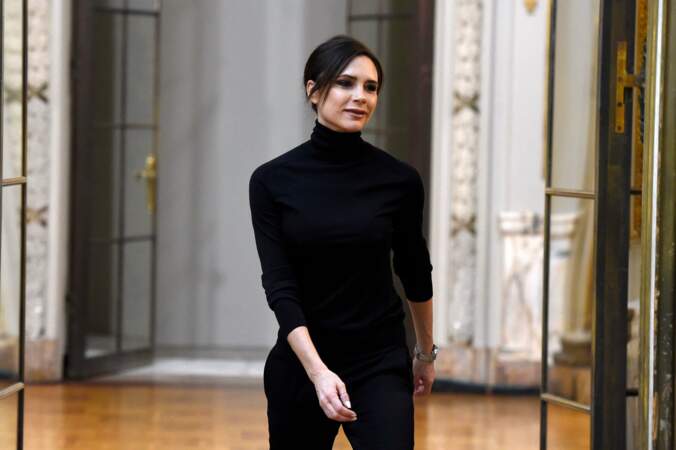 Victoria Beckham à la fashion week de New York, le 11 février 2018