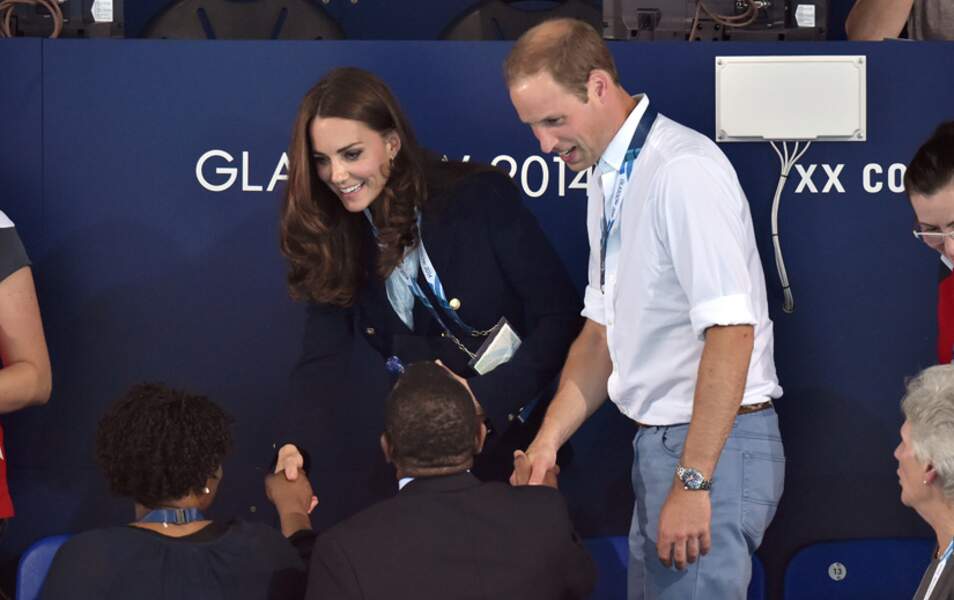 Pour leur visite aux Jeux du Commonwealth à Glasgow, Kate et William ont assisté à de nombreuses épreuves