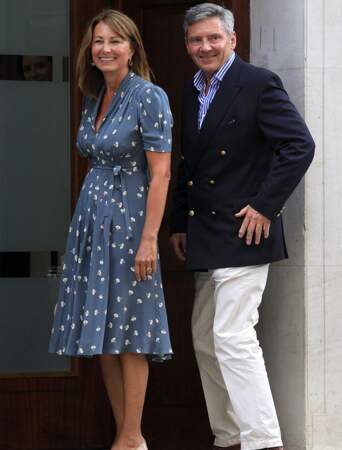 Carole et Michael, les parents de Kate Middleton, ont vu leur petit-fils