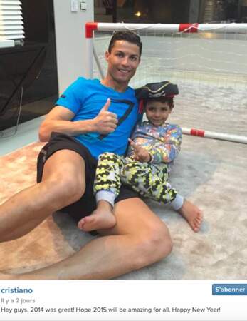 Cristiano Ronaldo et son fiston