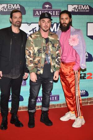 MTV EMA 2017 - Jared Leto (le plus mal habillé) et son groupe Thirty Seconds to Mars