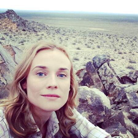 Le selfie sans maquillage de Diane Kruger