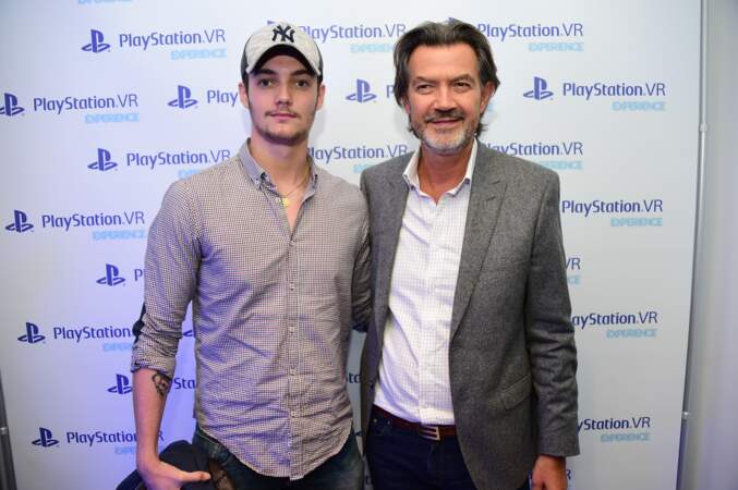 Louis Sarkozy et Philippe Cardon, Vice-Président Europe du Sud de Sony Interactive Entertainment Europe