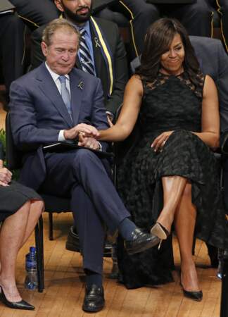 George W. Bush et Michelle Obama sont devenus inséparables
