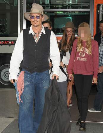 Johnny Depp, Jack et Lily Rose 