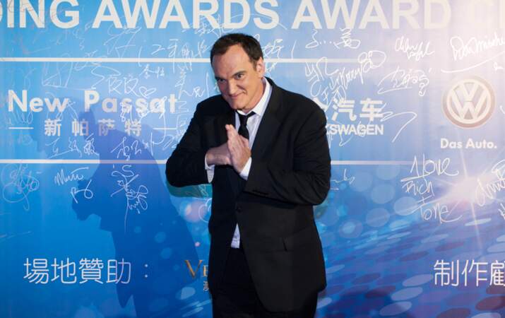 Quentin Tarantino en mode winner