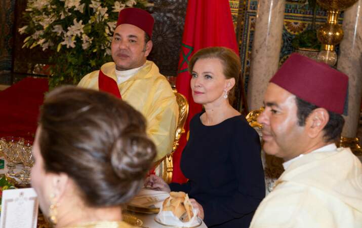 Valérie Trierweiler et François Hollande dinent à Casablanca