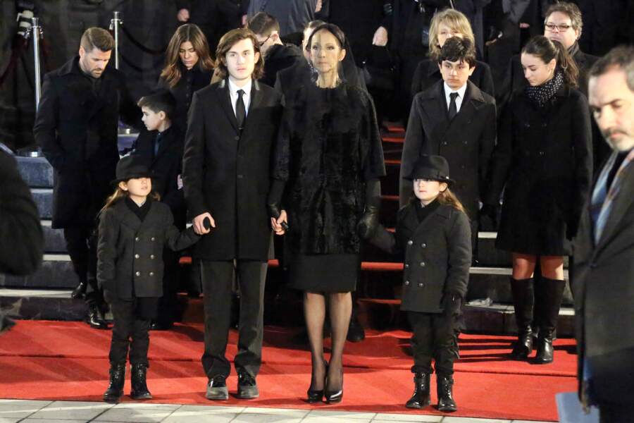 Céline Dion et ses enfants 