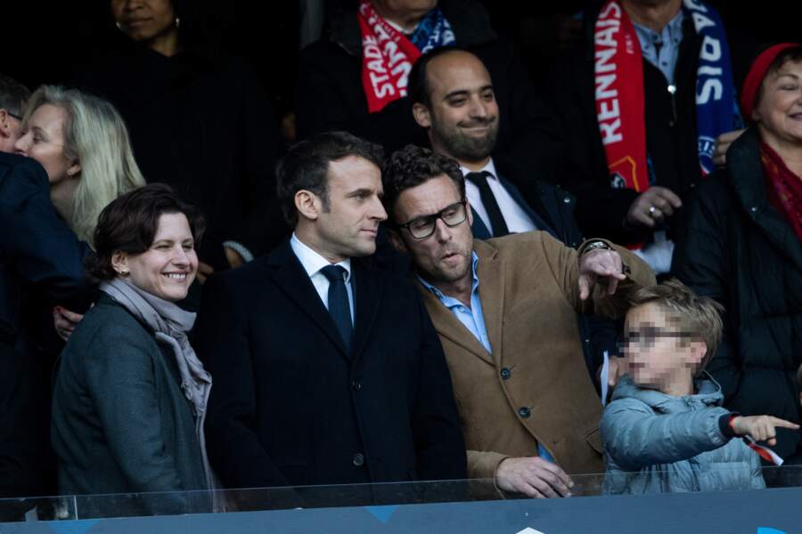 Emmanuel Macron était au Stade de France avec son frère Laurent et ses neveux