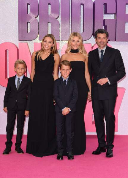 Bridget Jones Baby : Patrick Dempsey avec sa femme Jillian, sa fille Tallulah et les jumeaux Darby et Sullivan