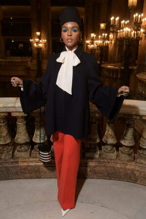 Janaelle Monae au défilé Stella McCartney, lundi 4 mars à la fashion week Paris