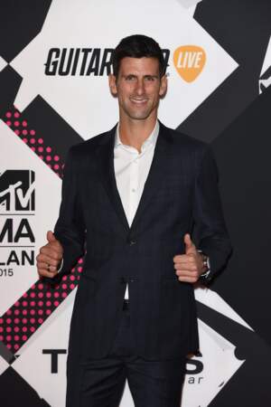Novak Djokovic, sportif 100% sans gluten, était présent