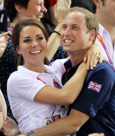 Une victoire du Royaume-Uni aux JO de 2012 et Kate saute au cou de William <3