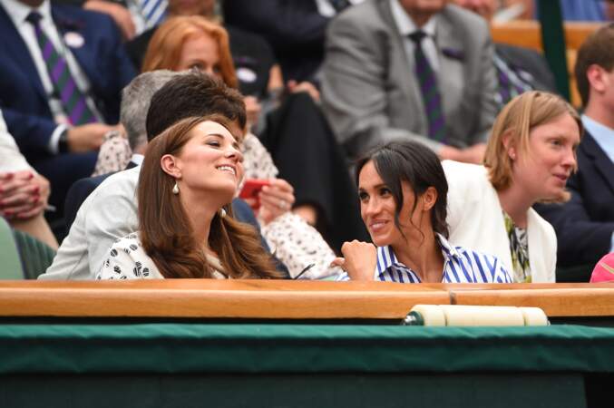 Kate Middleton et Meghan Markle se montrent très complices pour leur première sortie officielle
