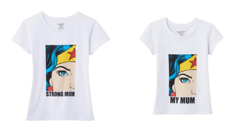 Tee-shirts femme (12,99 €) et enfant (8,99 €), Camaieu