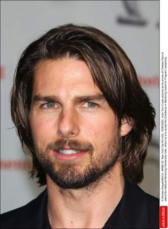 Tom Cruise barbu : beau gosse.