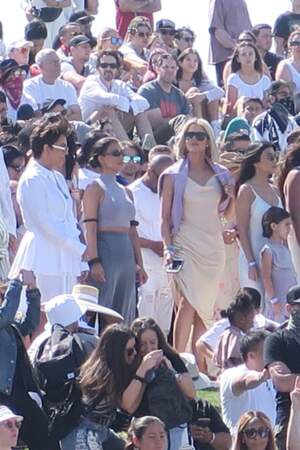Toute la famille a tenu à assister au show du mari de Kim Kardashian