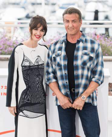 Cannes 2019 : Sylvester Stallone et Paz Vega sur la Croisette