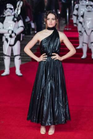 Avant-première de Star Wars - Les Derniers Jedi : l'actrice Daisy Ridley 