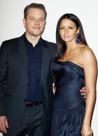 Matt Damon et son épouse Luciana Barroso 