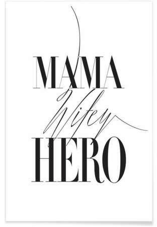 Affiche Mama Wifey Hero, Junique, 12,99 euros