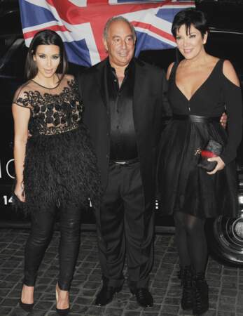 Kim Kardashian, Philip Green et Kris Jenner