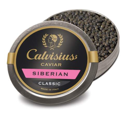 Caviar Siberian 48 € les 30 g - Calvisius