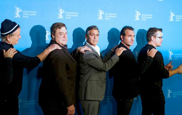 Matt Damon, Jean Dujardin, George Clooney, John Goodman et Bill Murray 