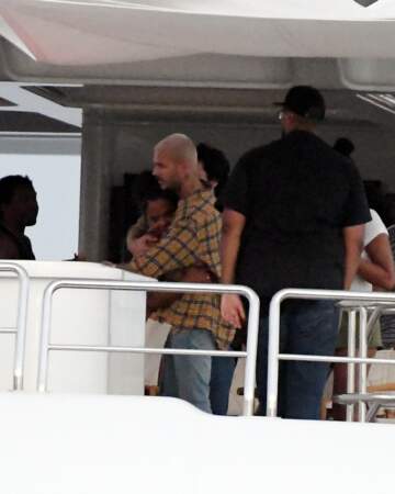 Christina Milian et M Pokora sur le yacht