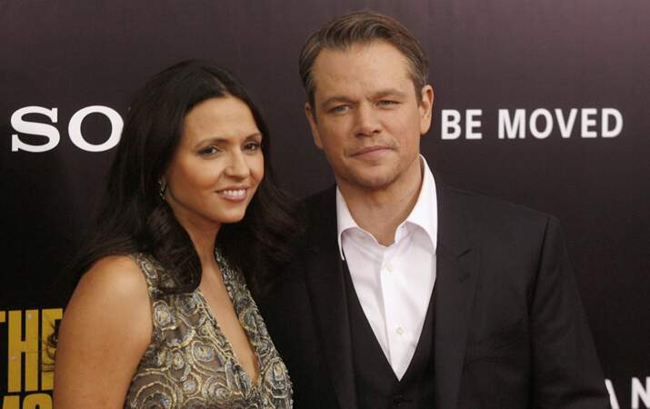 Matt Damon et sa femme, le couple trop mignon et sans histoire d'Hollywood