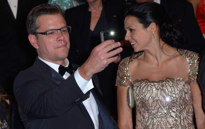 Matt Damon et sa femme Lucciana