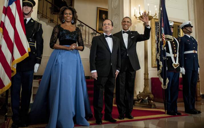 François Hollande était l'invité d'honneur du dîner d'Etat des Obama