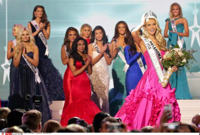 Miss USA ravie, ses anciennes concurrentes un peu moins...