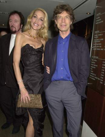 Jerry Hall et Mike Jagger